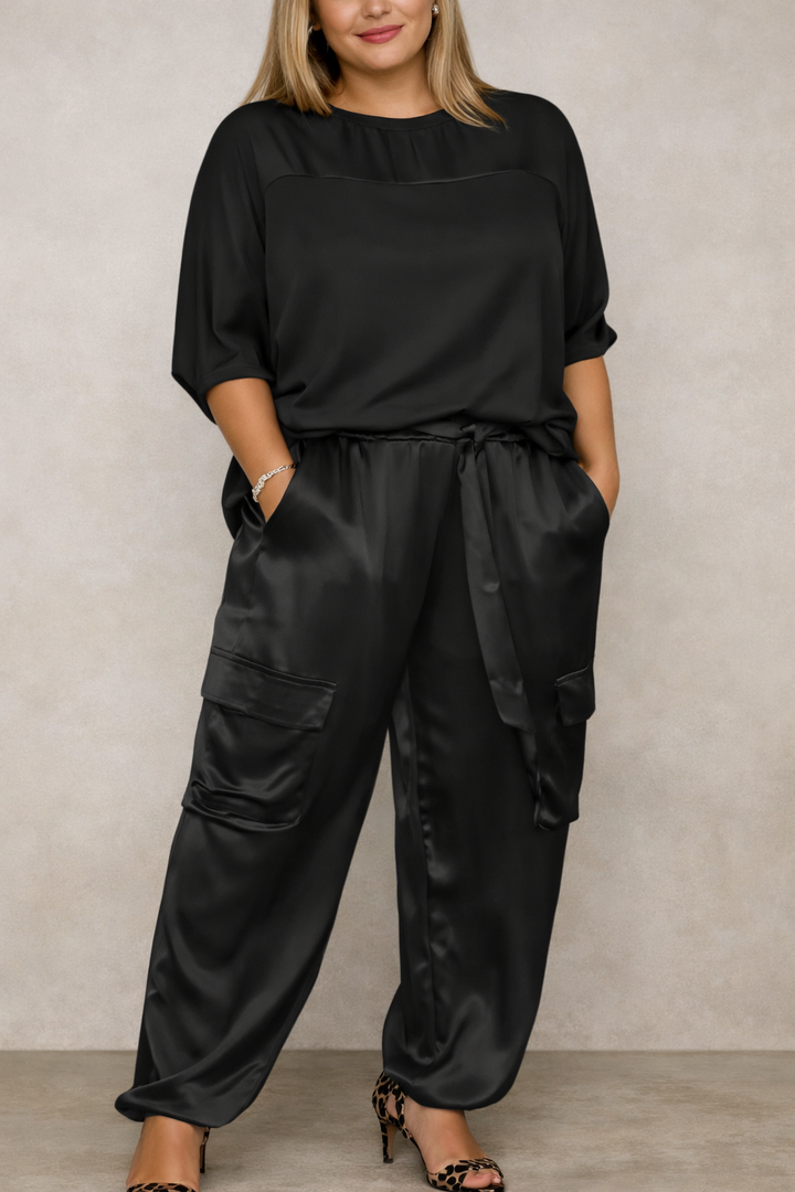 Faye - Silky Soft Cargo Lounge Set