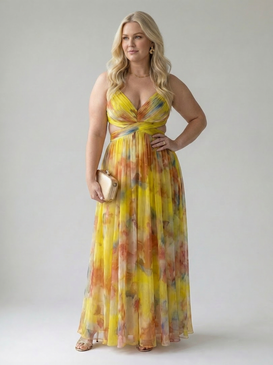 Stella &amp; Grace™ | Soft Wrap Maxi Dress