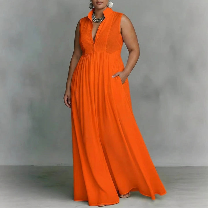 Vera French Dress: Elegant Ribbon-Tie Charm