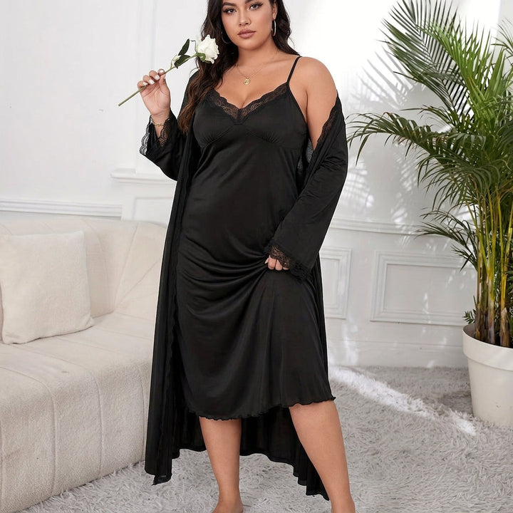 Birdie | Elegant Lace Robe Set