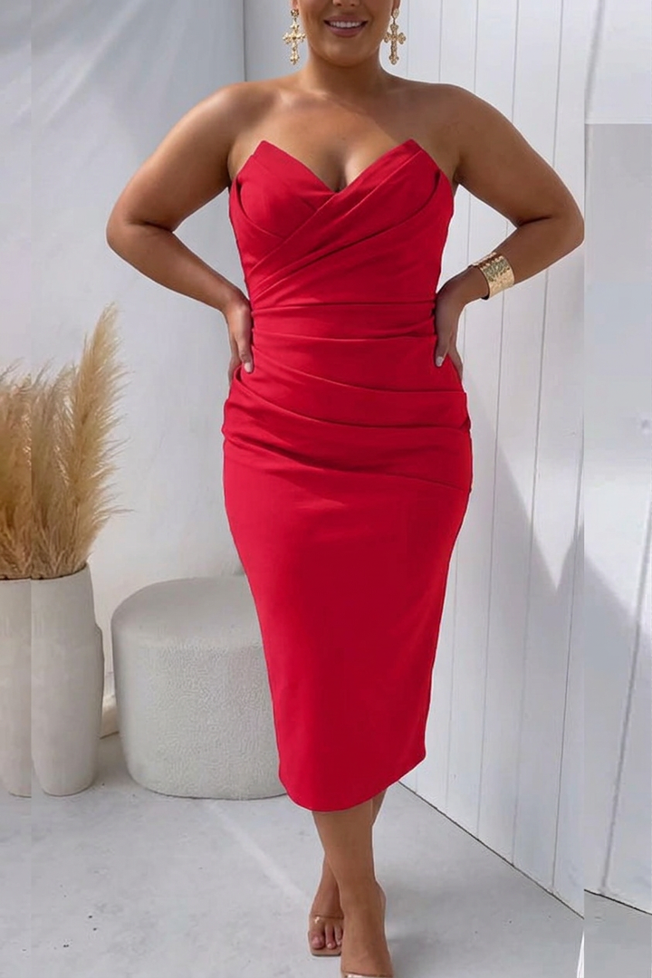 Ffion | Flattering Draped Dress