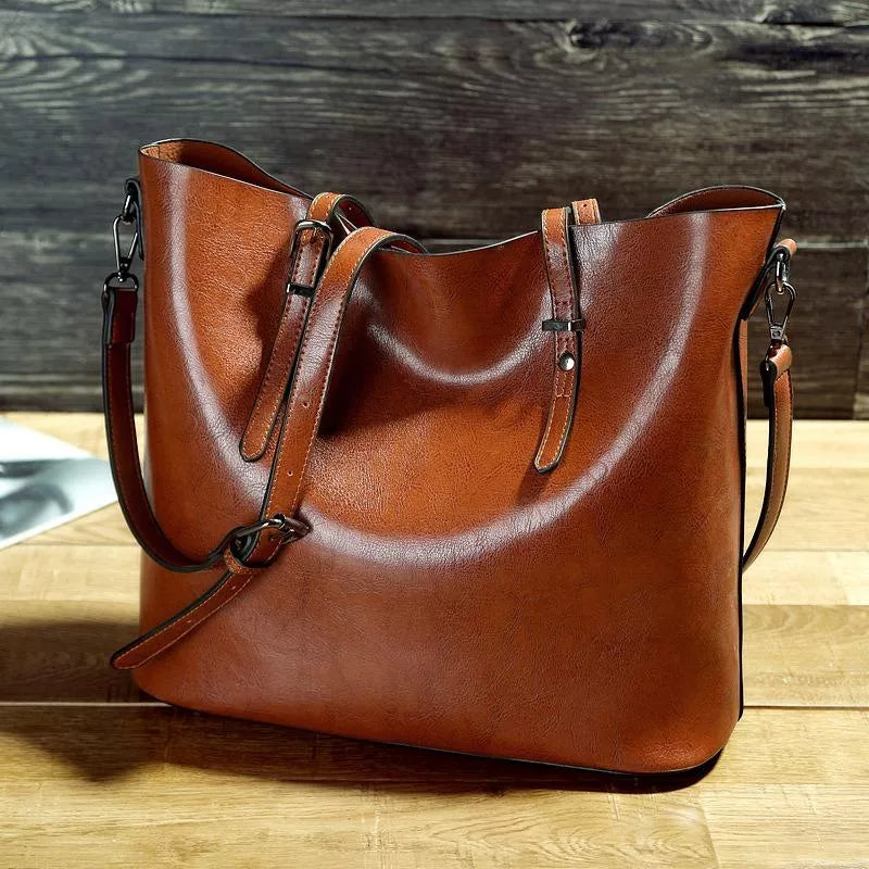 Katya - Vintage Leather Crossbody Bag