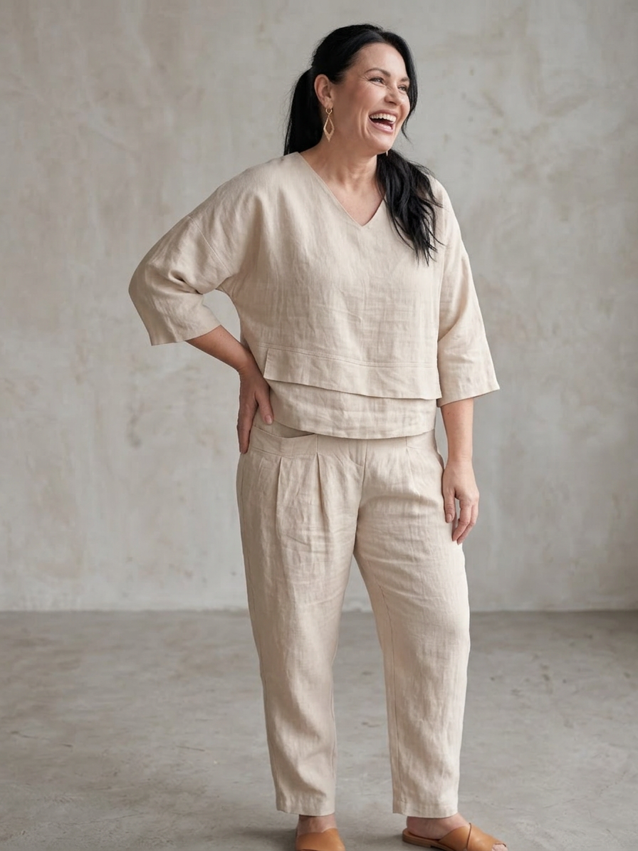 Lael | Layered Top Wide Leg Set