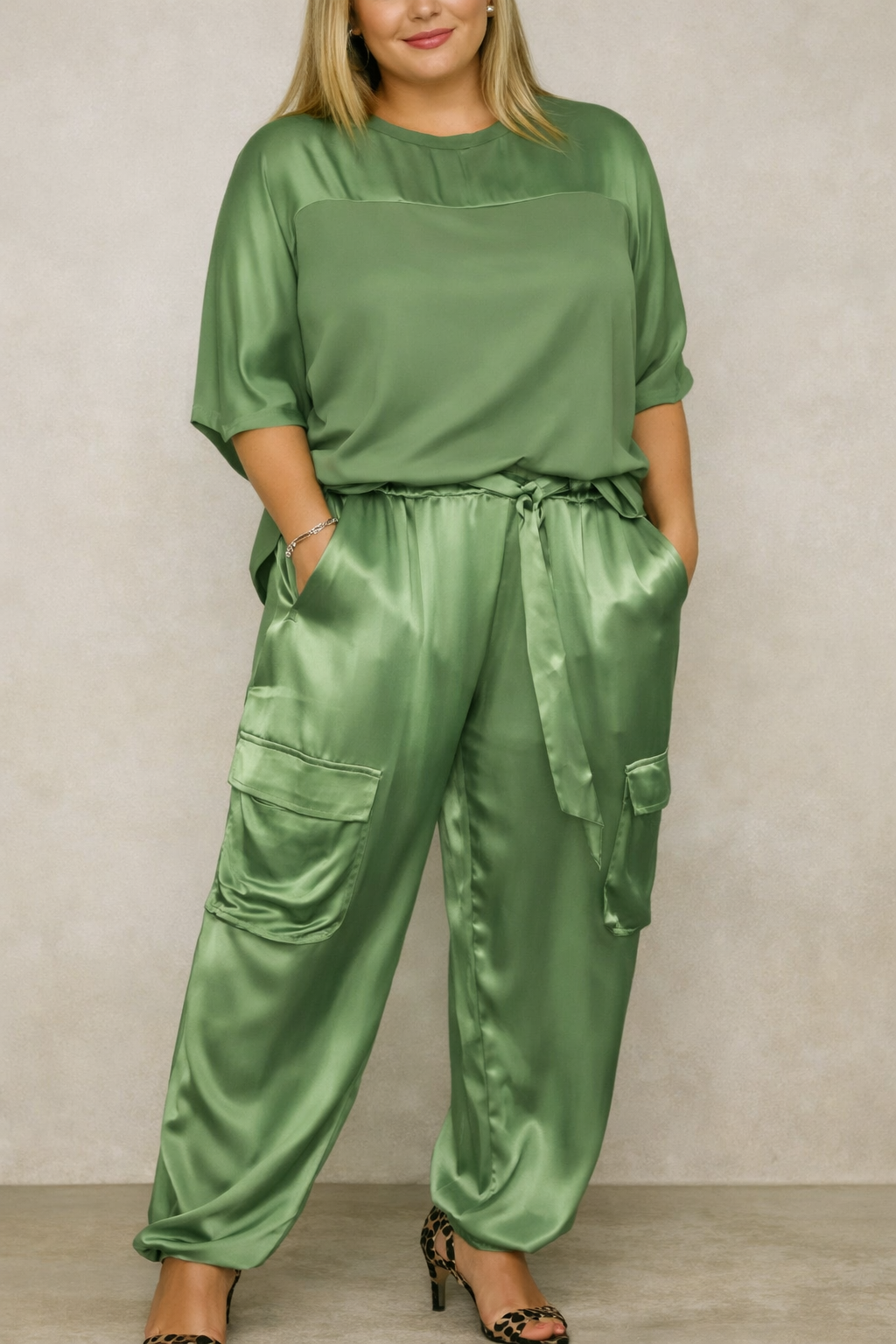 Faye - Silky Soft Cargo Lounge Set