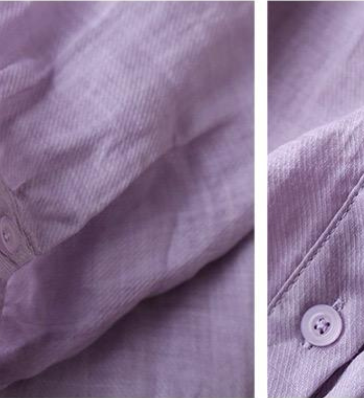 Rhian - Pure Cotton Shirt With Pleat Work