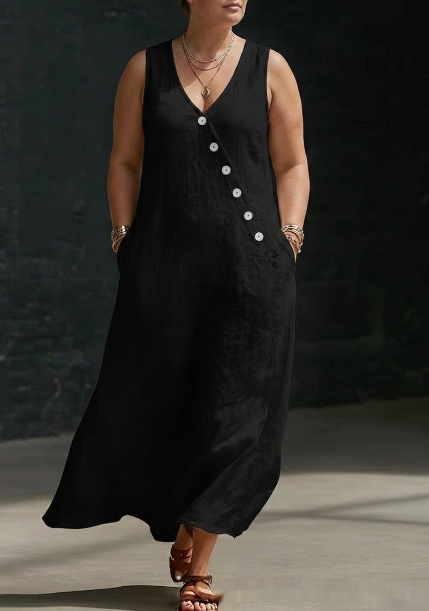 Mira Buttoned Dress: Timeless Everyday Elegance