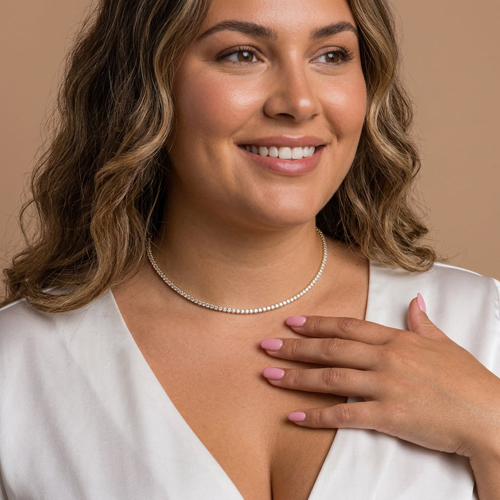 Dovie Necklace | Gold
