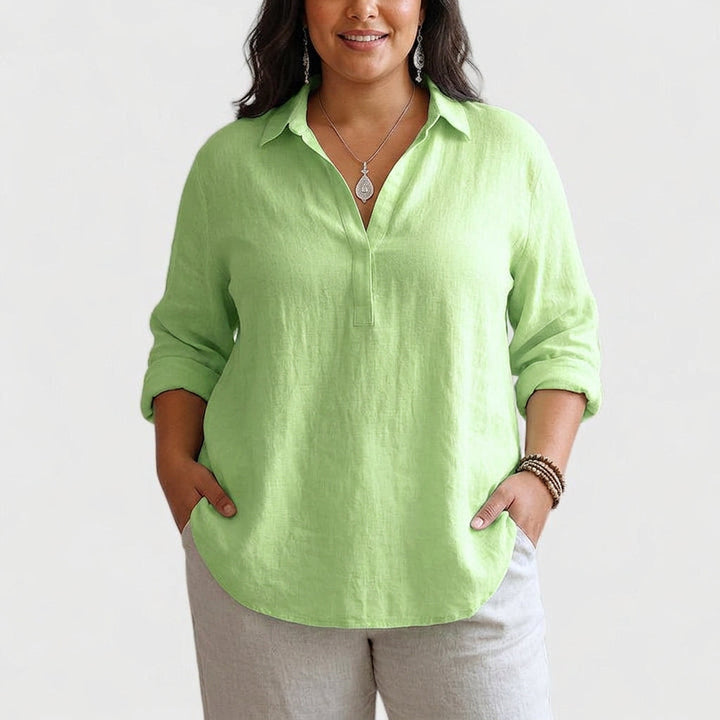 Aisha | Comfortable Linen Blouse