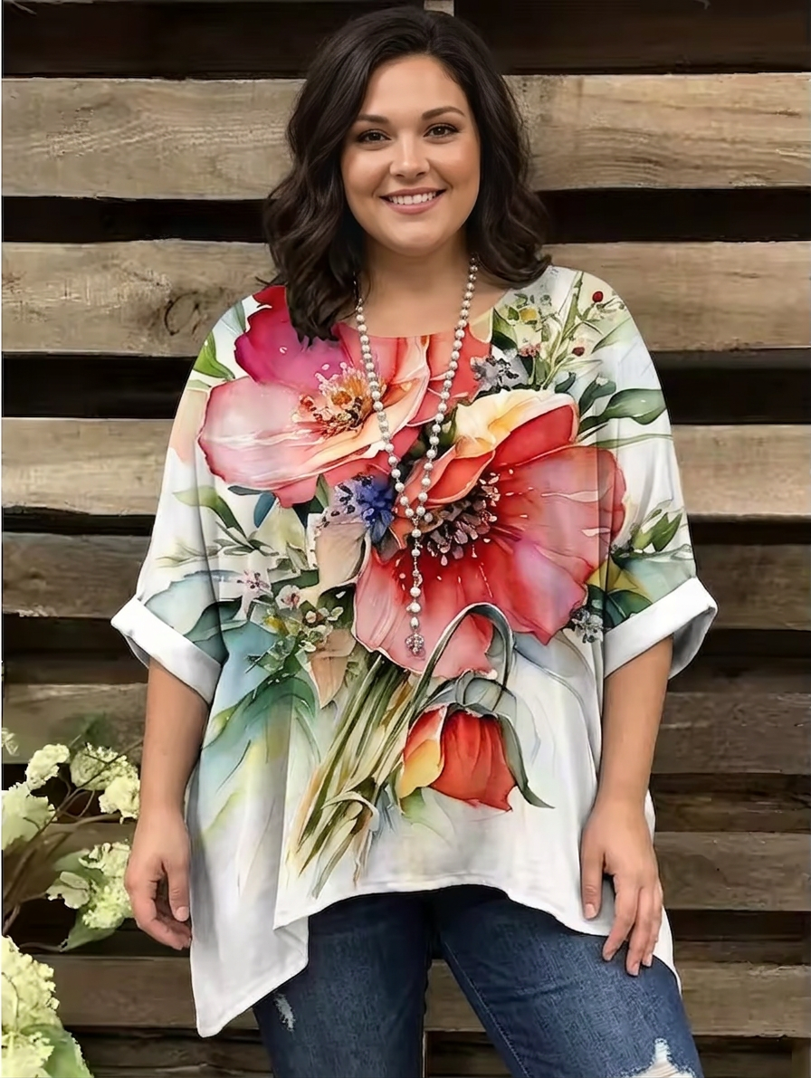 Belen | Vintage Bohemian Floral Print Women&