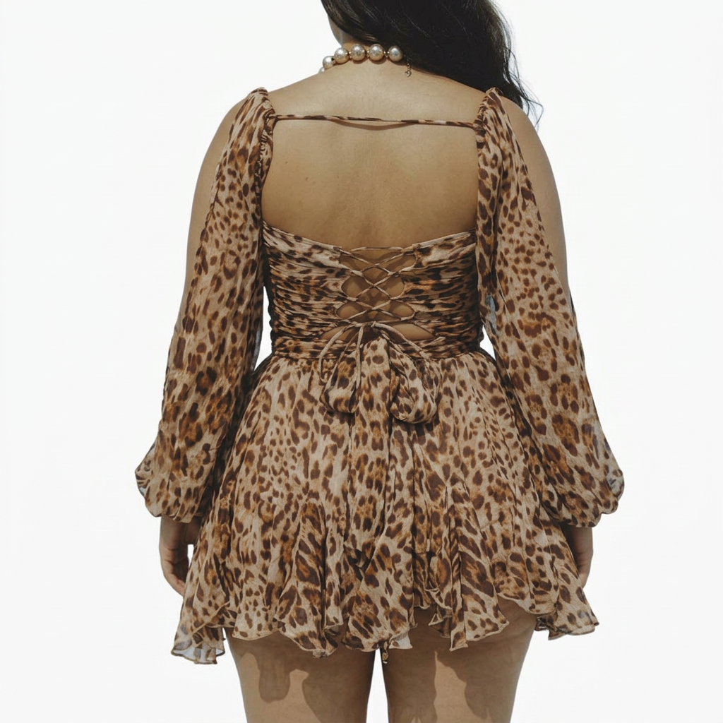 Hedda | Mini Dress with Balloon Sleeves