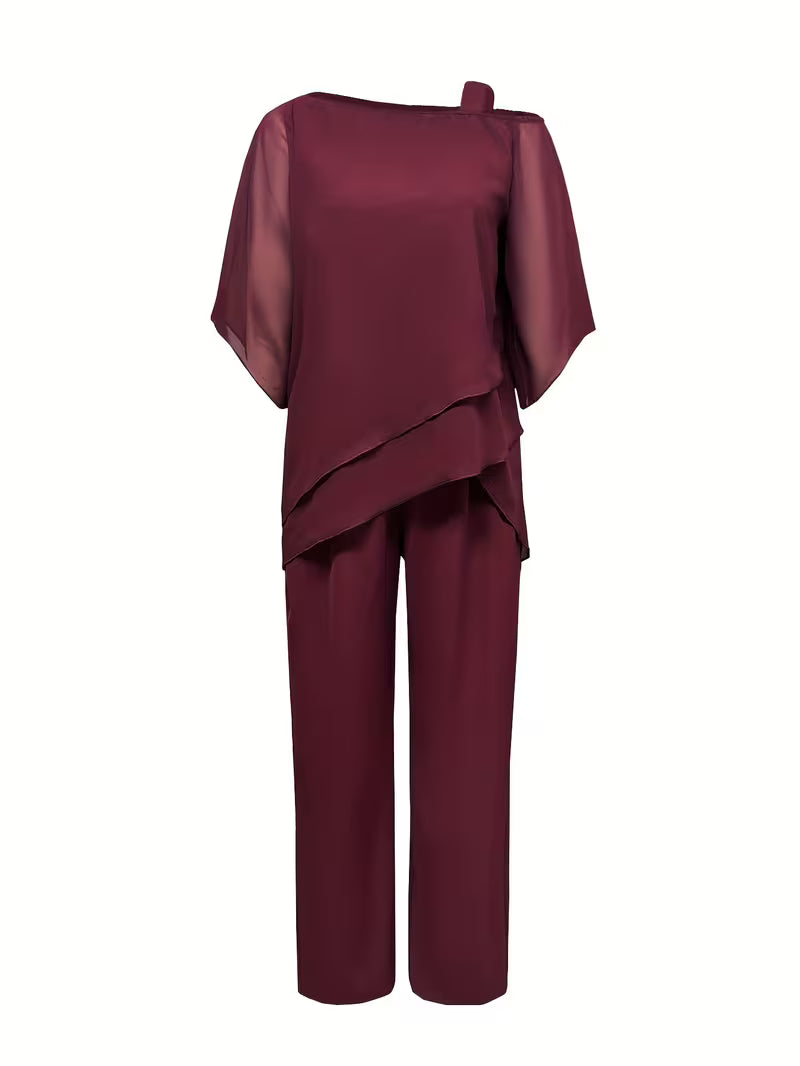 Amaya - Soft Drape Two-Piece Set