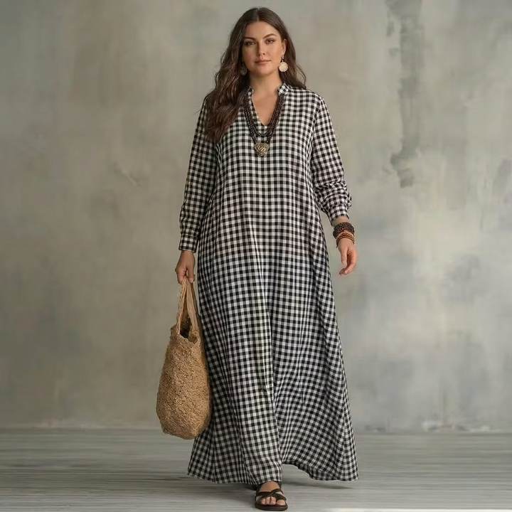 Bellamy | Gingham Maxi Dress