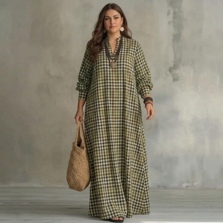 Bellamy | Gingham Maxi Dress