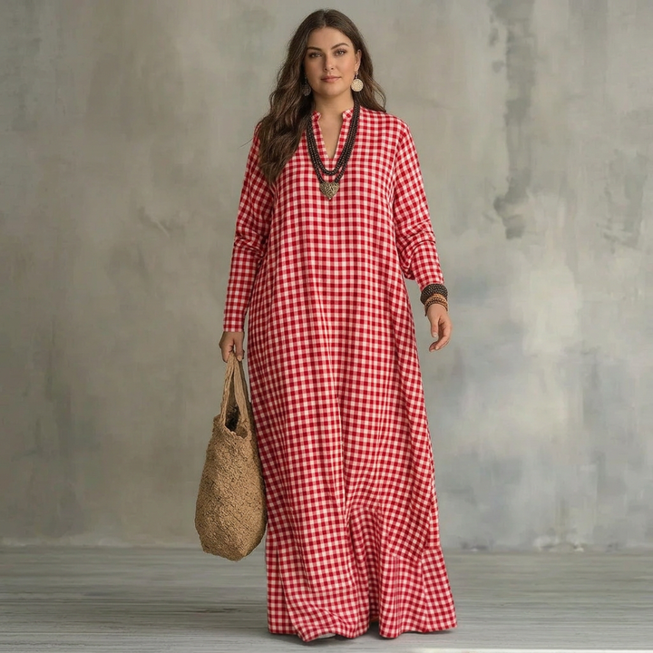 Bellamy | Gingham Maxi Dress