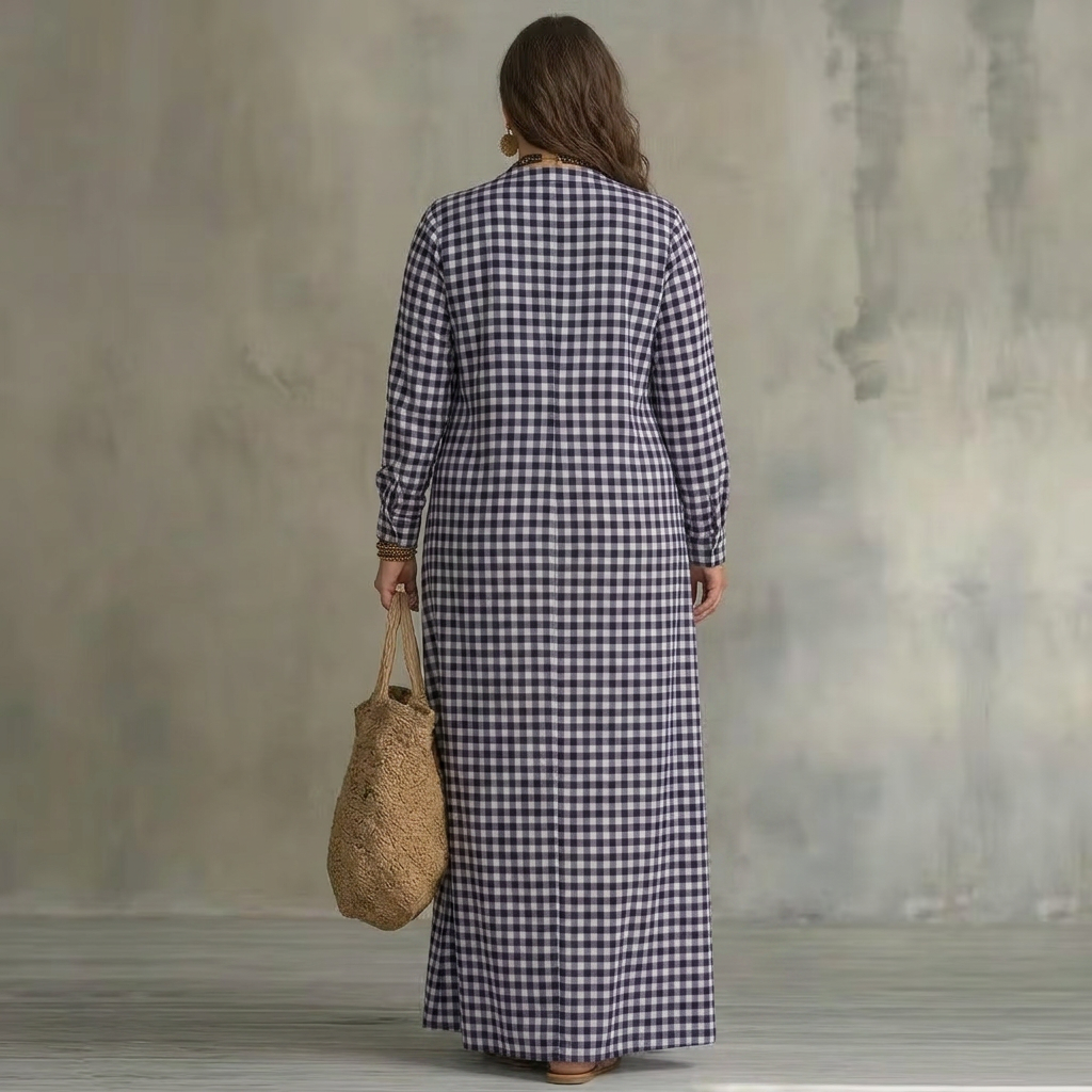 Bellamy | Gingham Maxi Dress