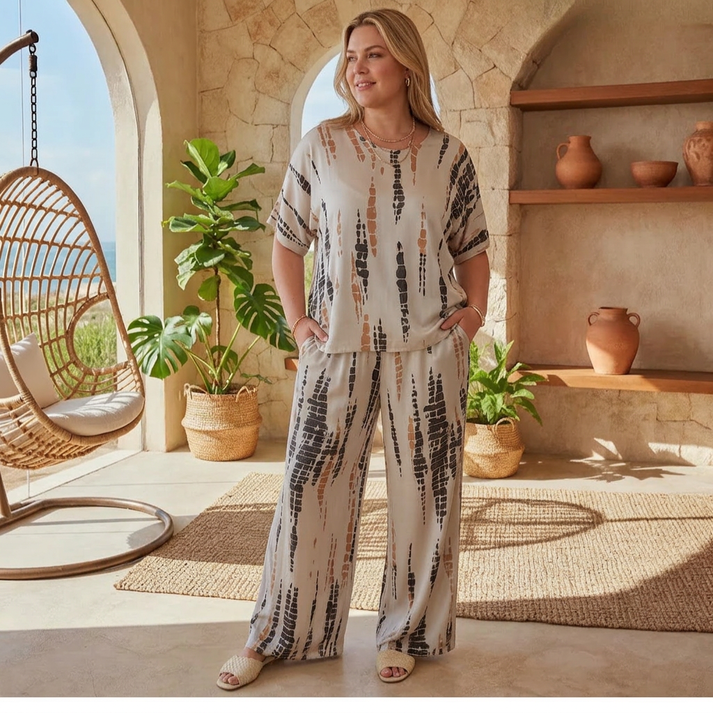 Freya – Co-ord Set Printed Two-Piece