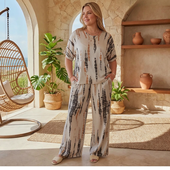 Freya – Co-ord Set Printed Two-Piece
