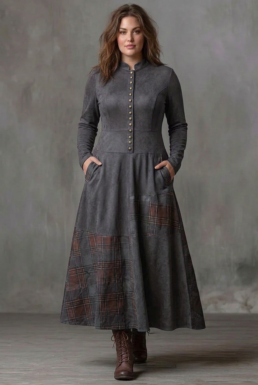 Cleo | Suede Dress with Belt