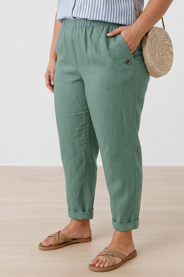 Ingrid | Stylish Trousers With Side Pockets