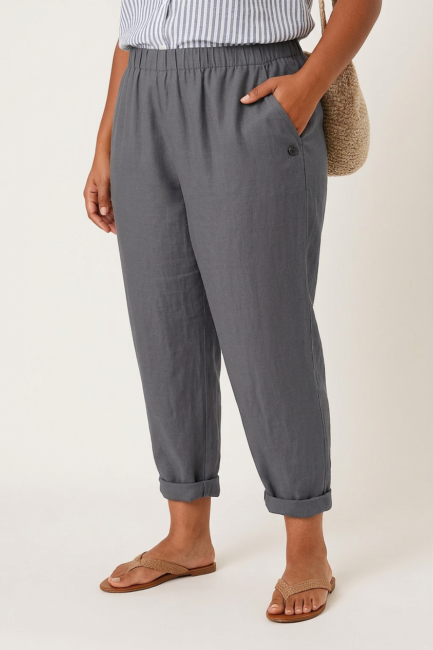 Ingrid | Stylish Trousers With Side Pockets