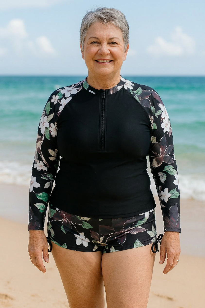 Genevieve Swimwear | UV Protection Rash Set