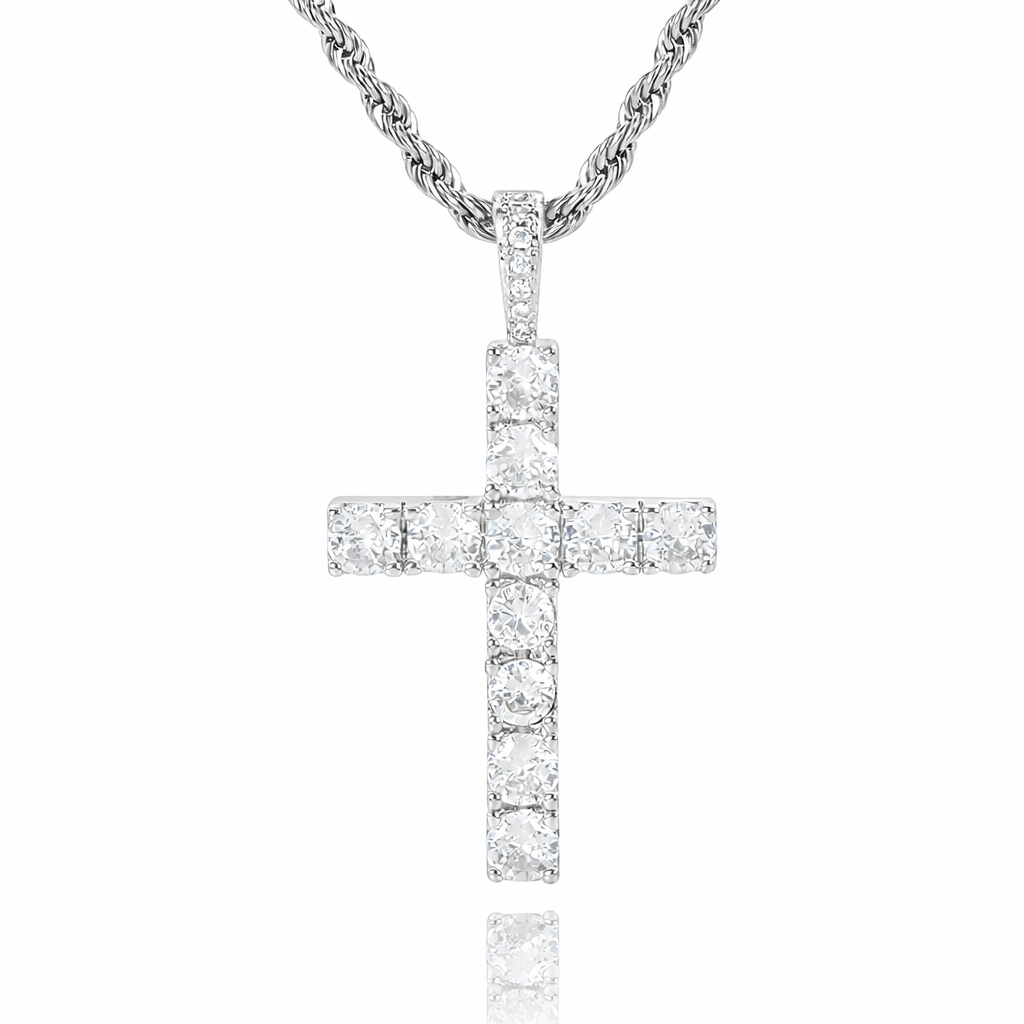 Birdie necklace | White Gold