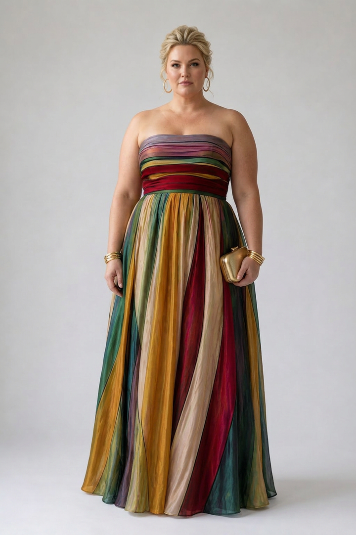 Stella &amp; Grace™ | Effortless Strapless A-Line Dress