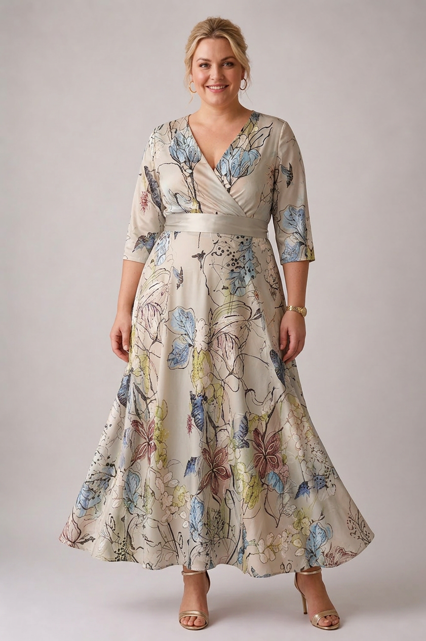 Freya | Chic Dress with Floral Print