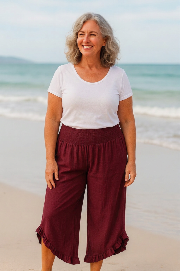 Posy | Cotton-Linen Ease Trousers