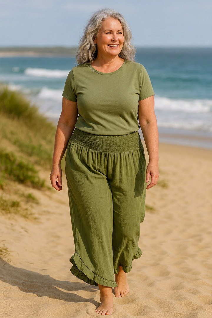 Posy | Cotton-Linen Ease Trousers
