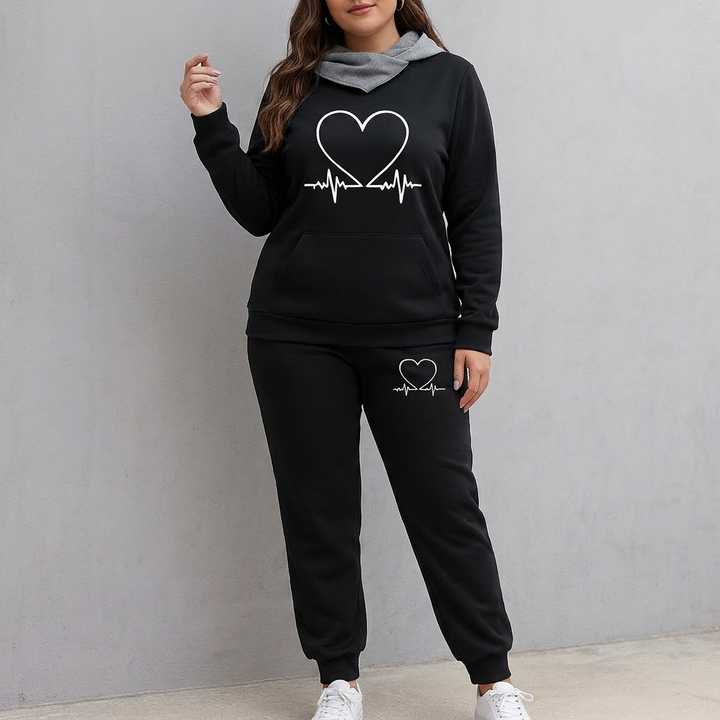 Maeve | Heartbeat Tracksuit Set