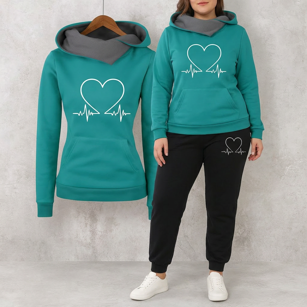 Maeve | Heartbeat Tracksuit Set