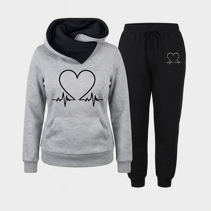 Maeve | Heartbeat Tracksuit Set