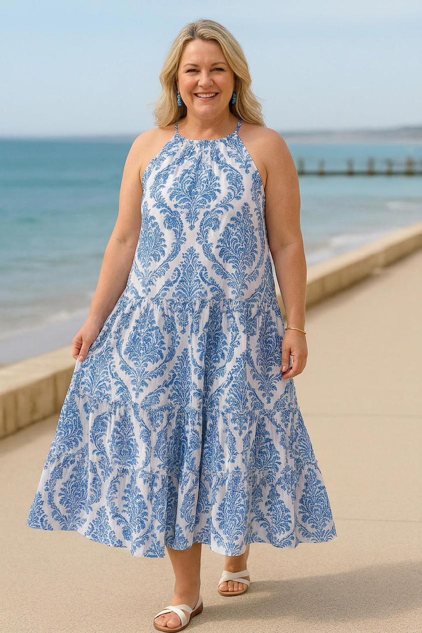 Adeline | Coastal Breeze Dress