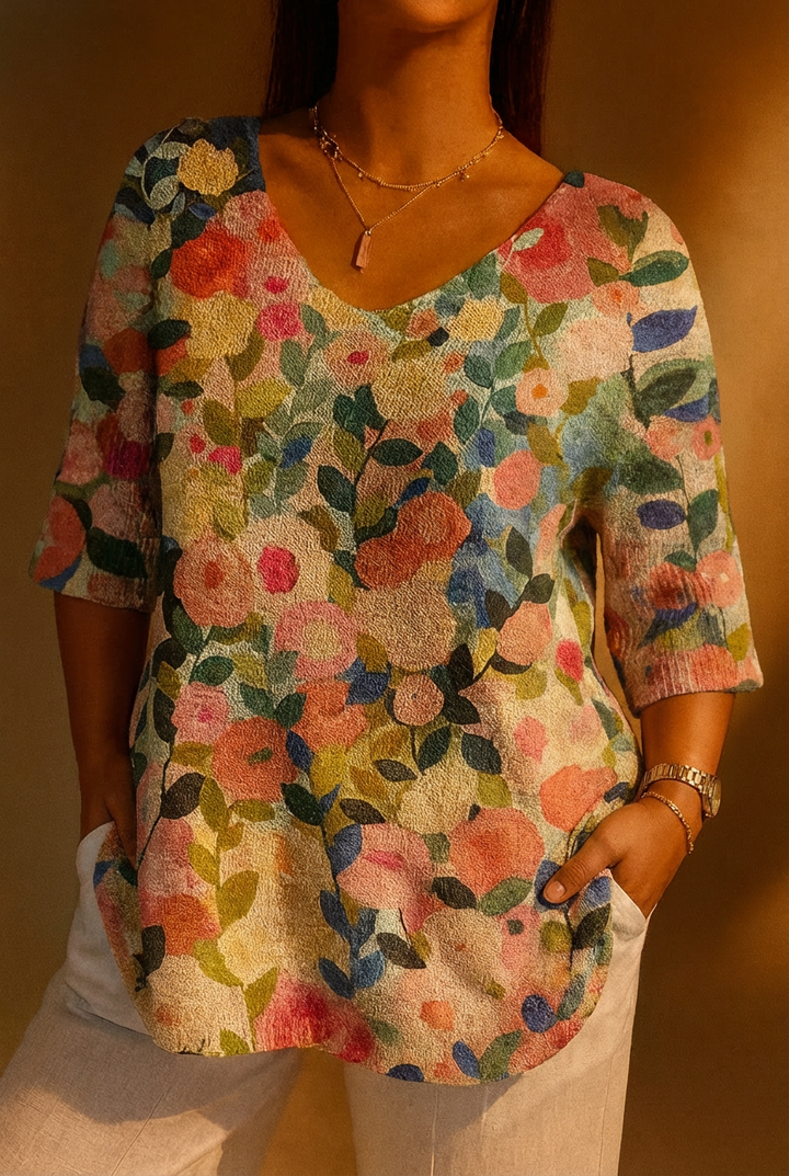Juniper Spring Floral Garden Printed Women&