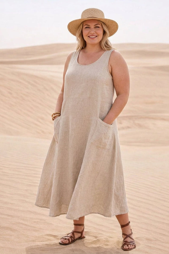 Solveig | Cotton Pocket Dress