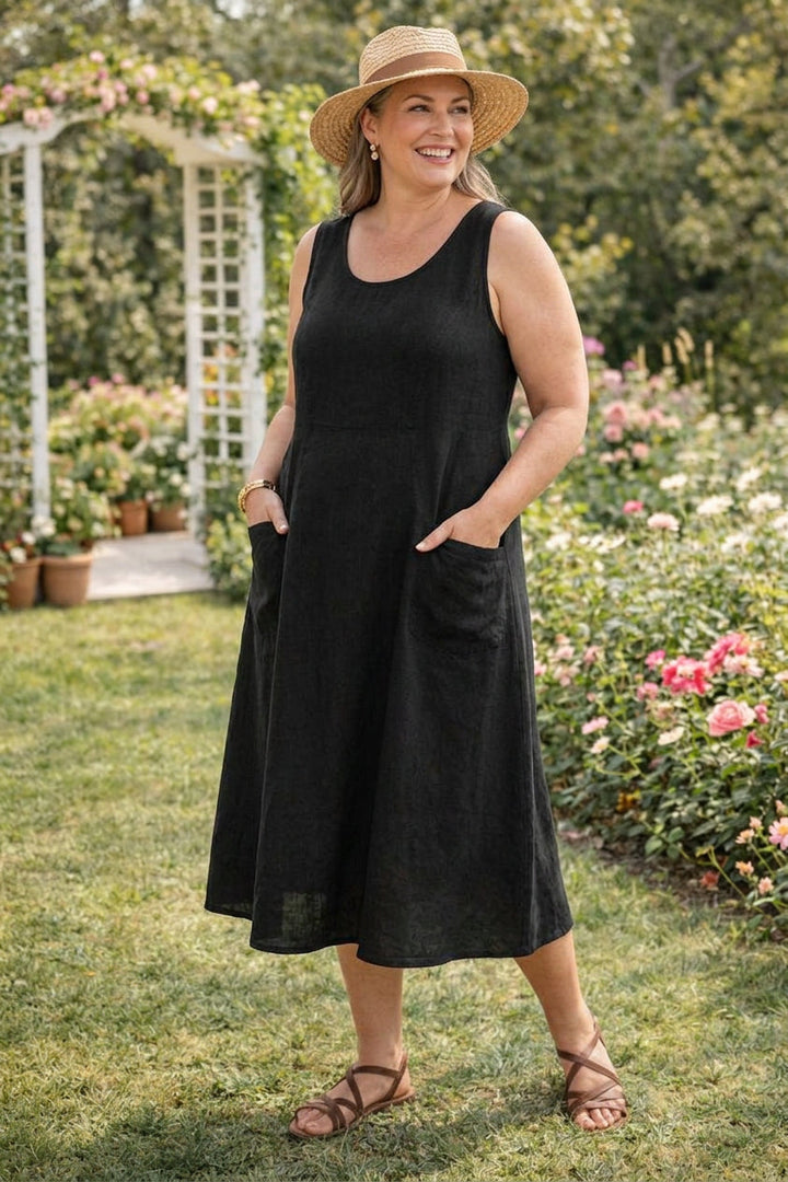 Solveig | Cotton Pocket Dress