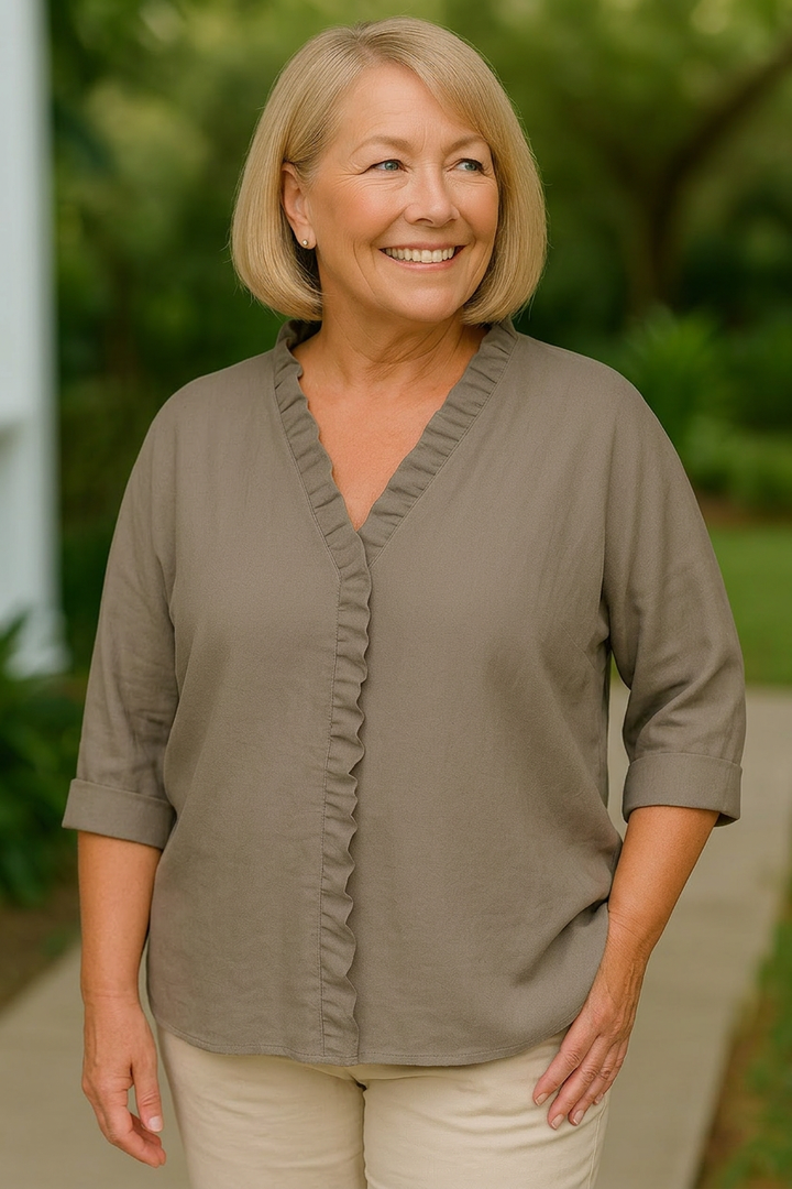 Briar | Soft Ruffle Blouse