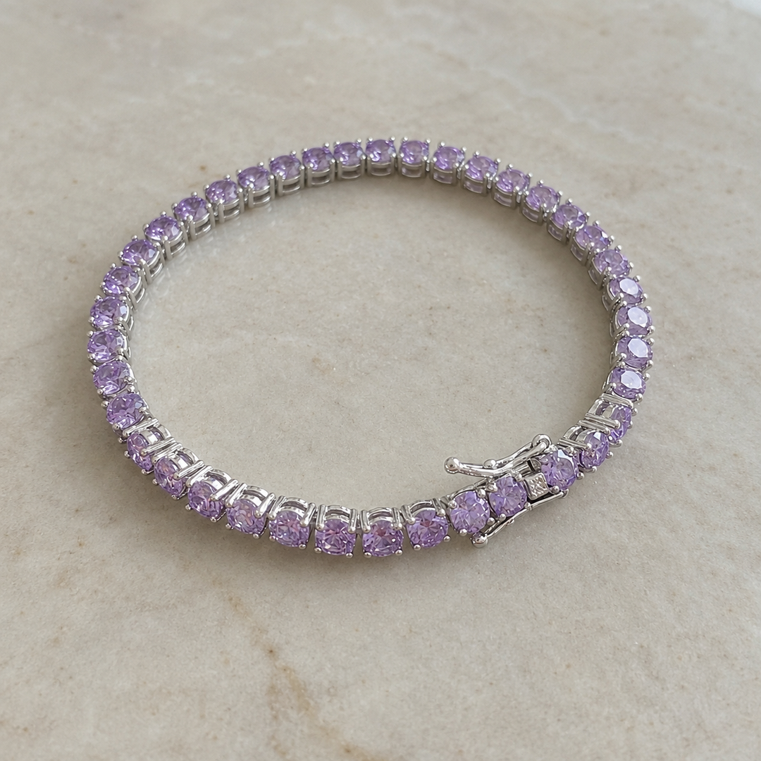 Demi Tennis Bracelet | Gold