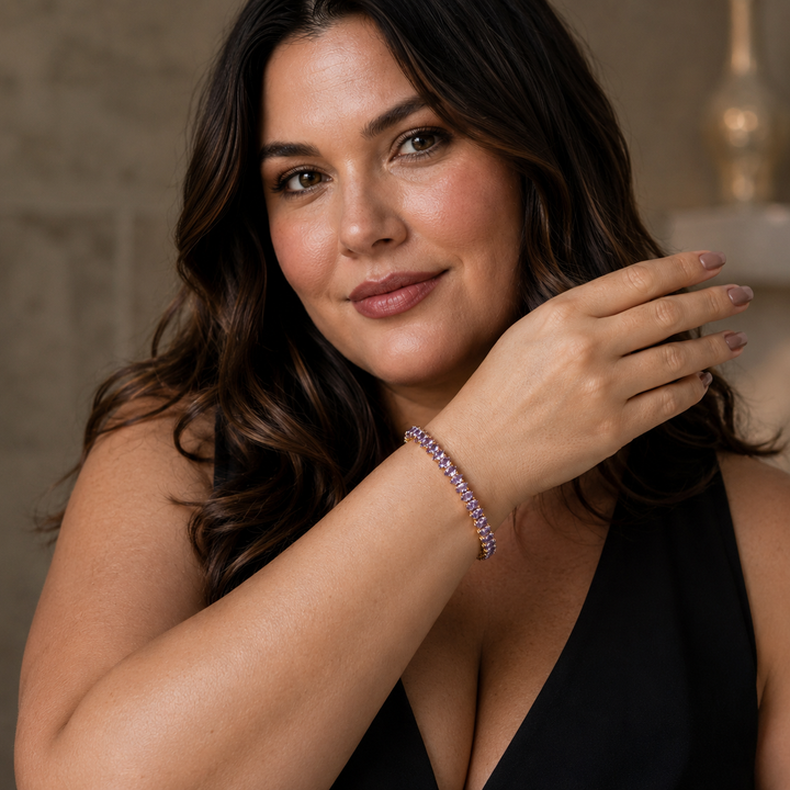 Sasha Marquise Tennis Bracelet | Gold