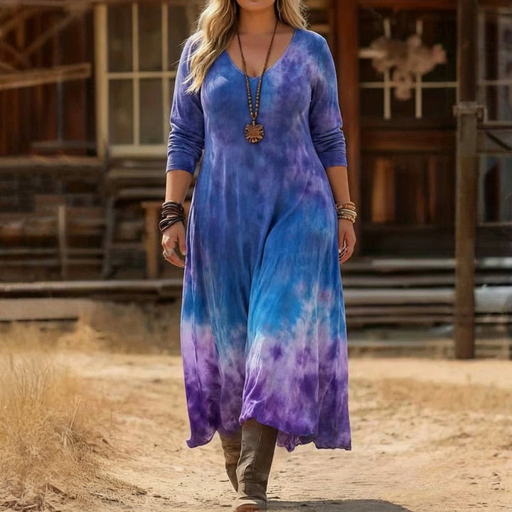 Mika | Vintage-Inspired Long Sleeve Casual Dress