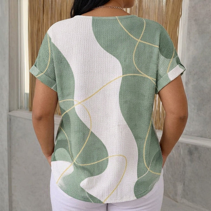 Imogen | Casual Color Block Blouse