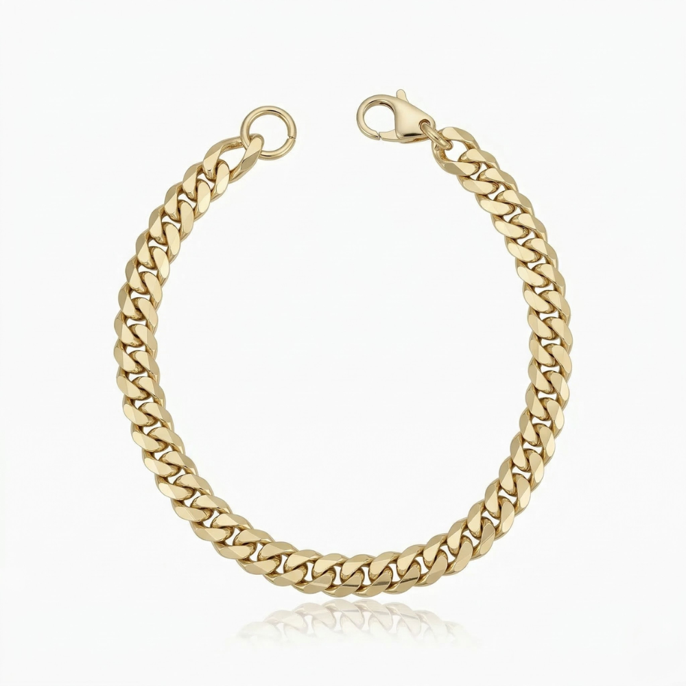 Lael Cuban Bracelet | Gold