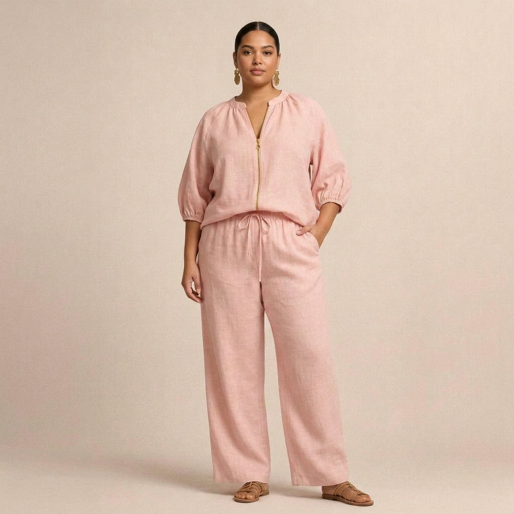 Paloma | Casual Set with Zipper