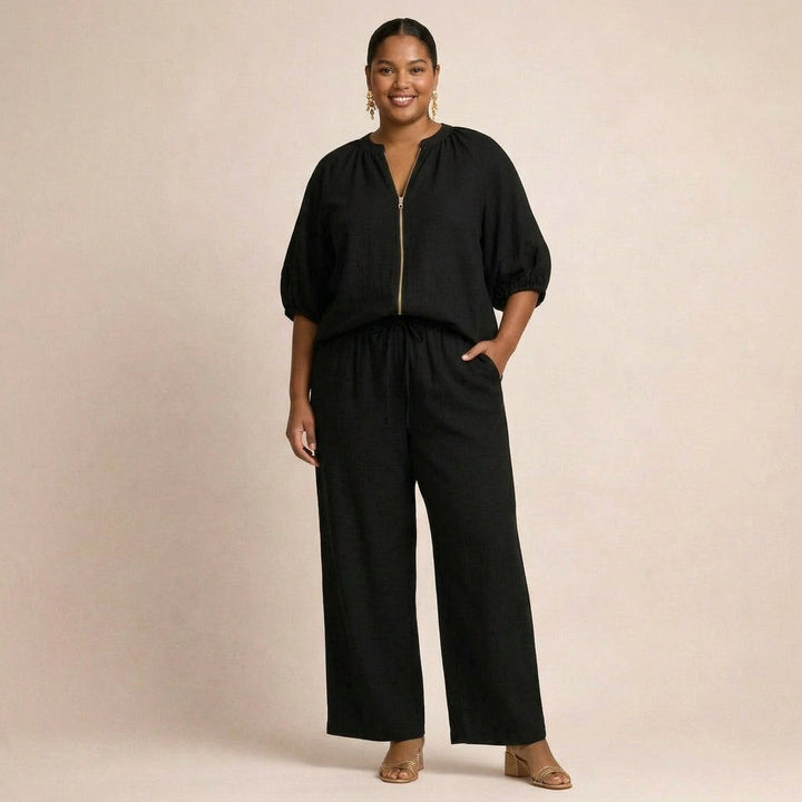 Paloma | Casual Set with Zipper