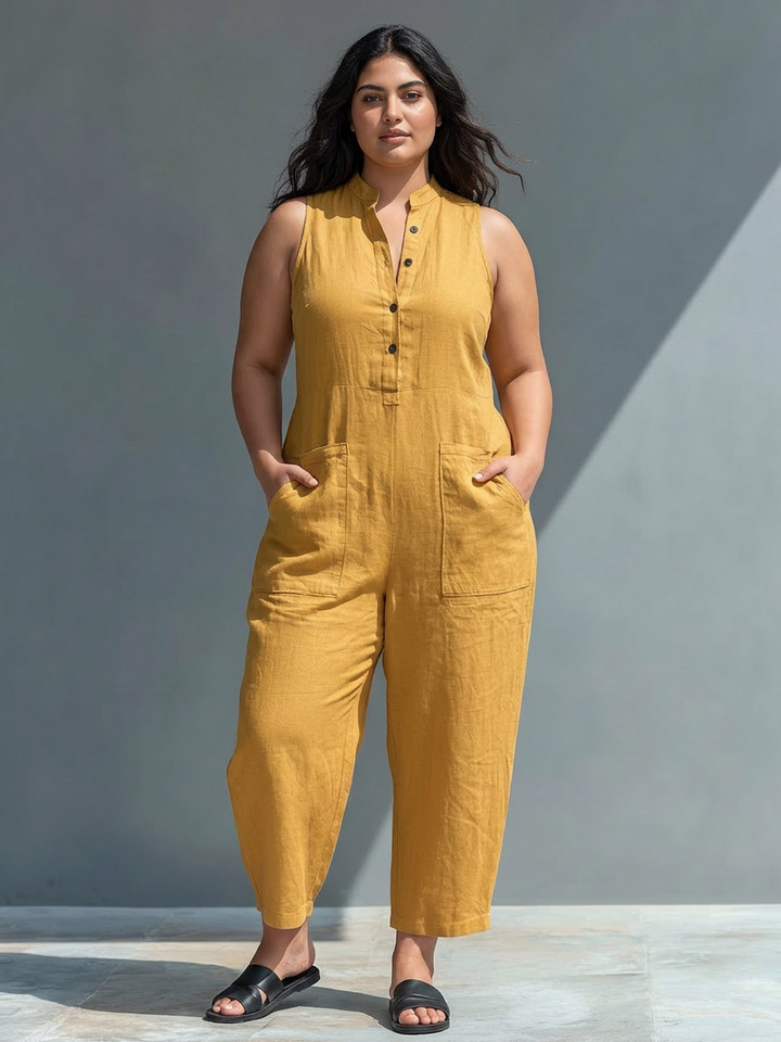 Bria | Jumpsuit Minimalist Linen
