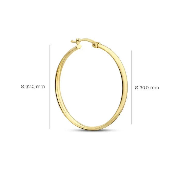 Faye Serane Earrings | Gold
