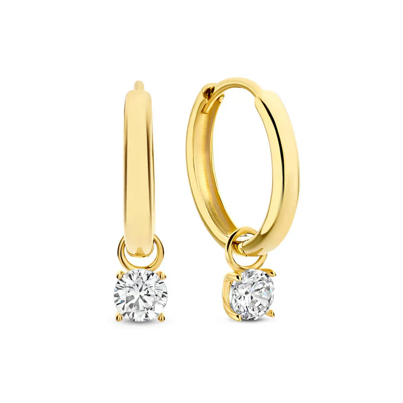 Persephone de Lune Stone Earrings Set | Gold