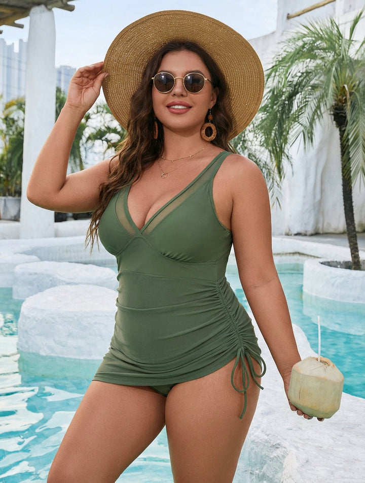 Floriane | Swim Dress with Tummy Control and Sun Protection