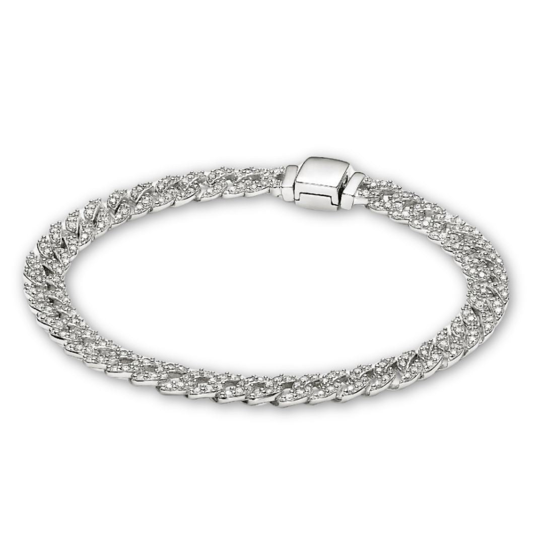 Cecily Cuban Bracelet | Gold